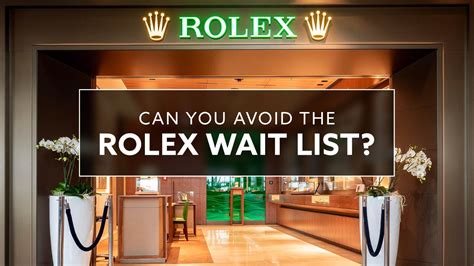 current rolex waiting lists|Rolex waiting list uk.